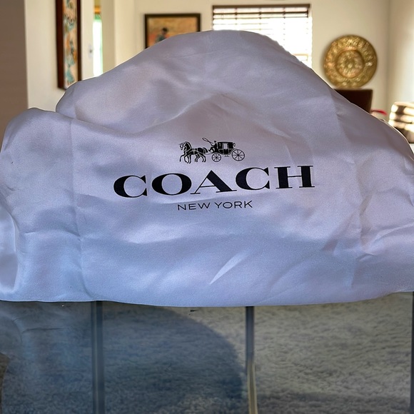 Vintage Coach Bag, Leather - In Burnt Sienna w/ Gold Accents - Picture 6 of 6